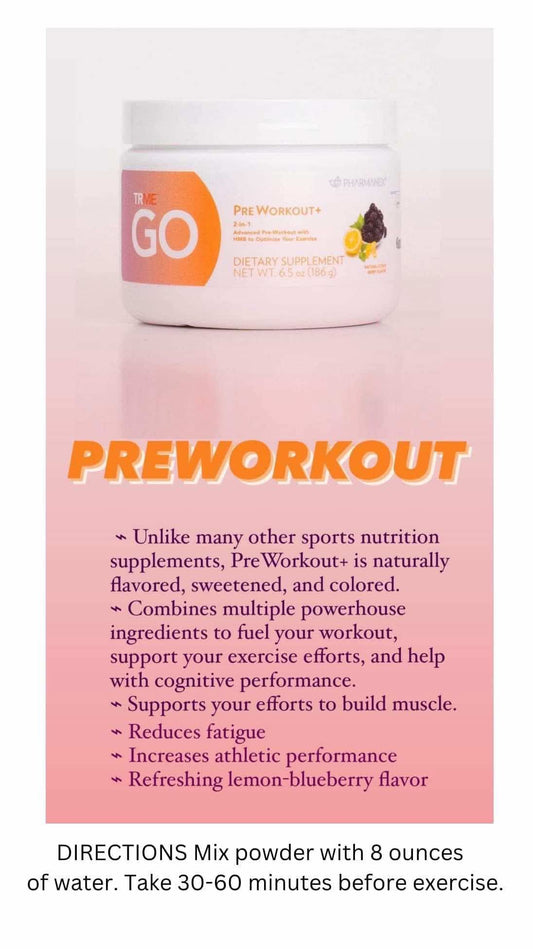 TRMe® GO PreWorkout+